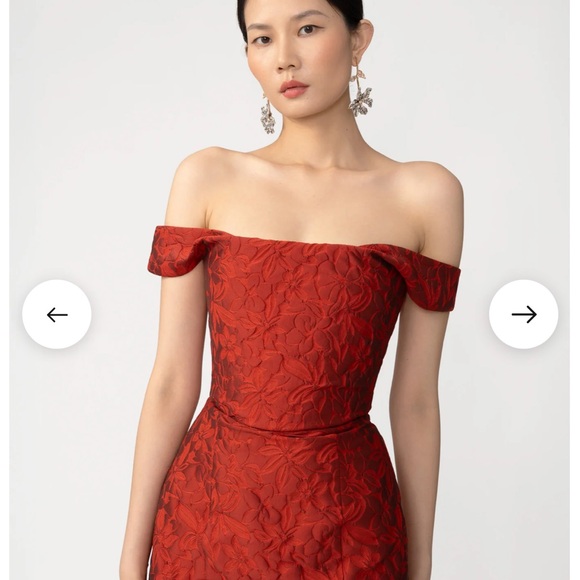 Sau Lee Joanna Jacquard Gown - Picture 2 of 3